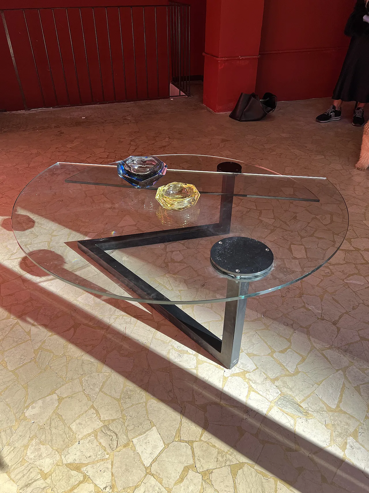 Karatè coffee table by Carlo Forcolini for Alias, 1985 9