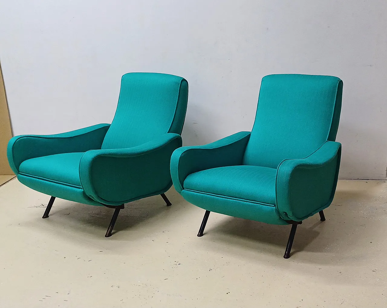 Pair of Lady armchairs by Marco Zanuso, '60s 1