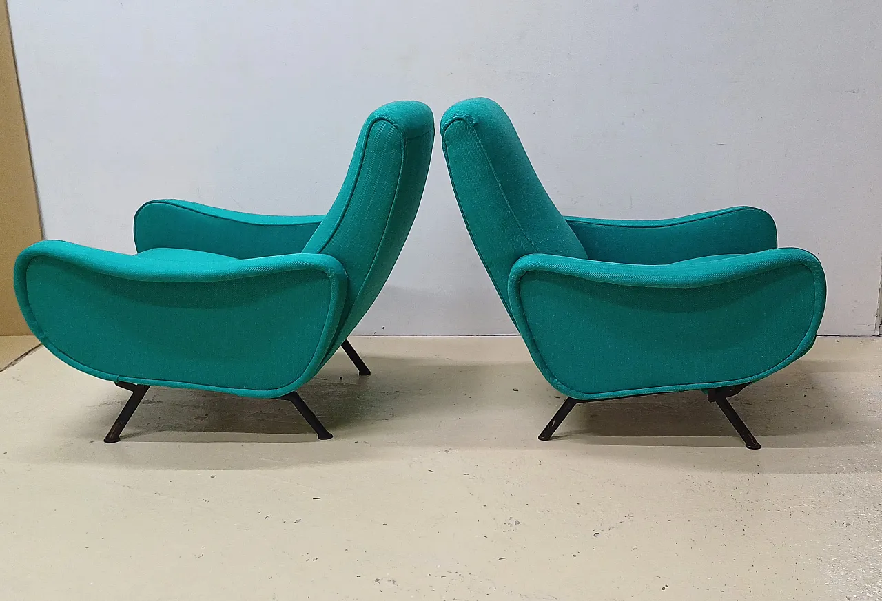 Pair of Lady armchairs by Marco Zanuso, '60s 2