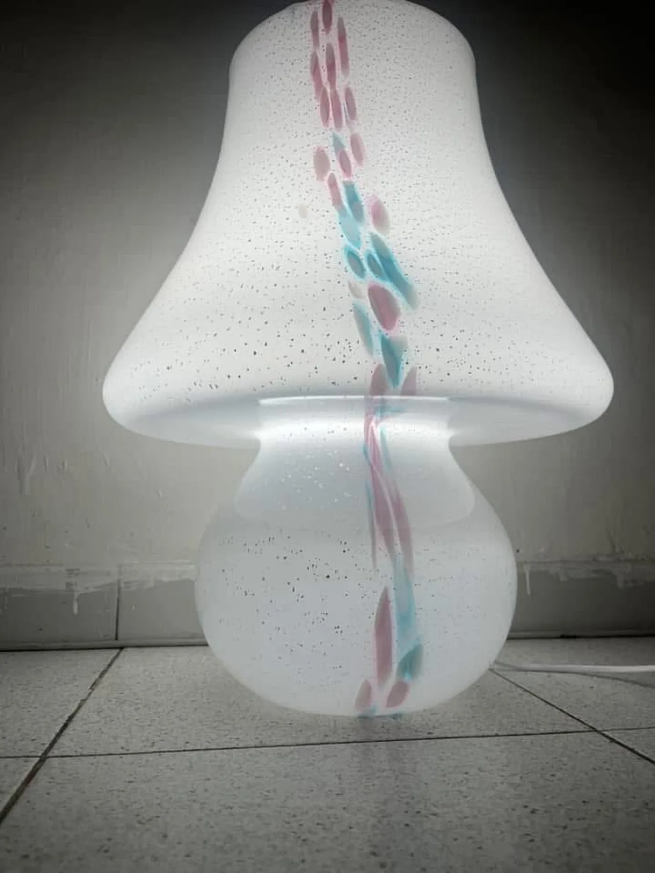 Lampada fungo vetro di Murano 2