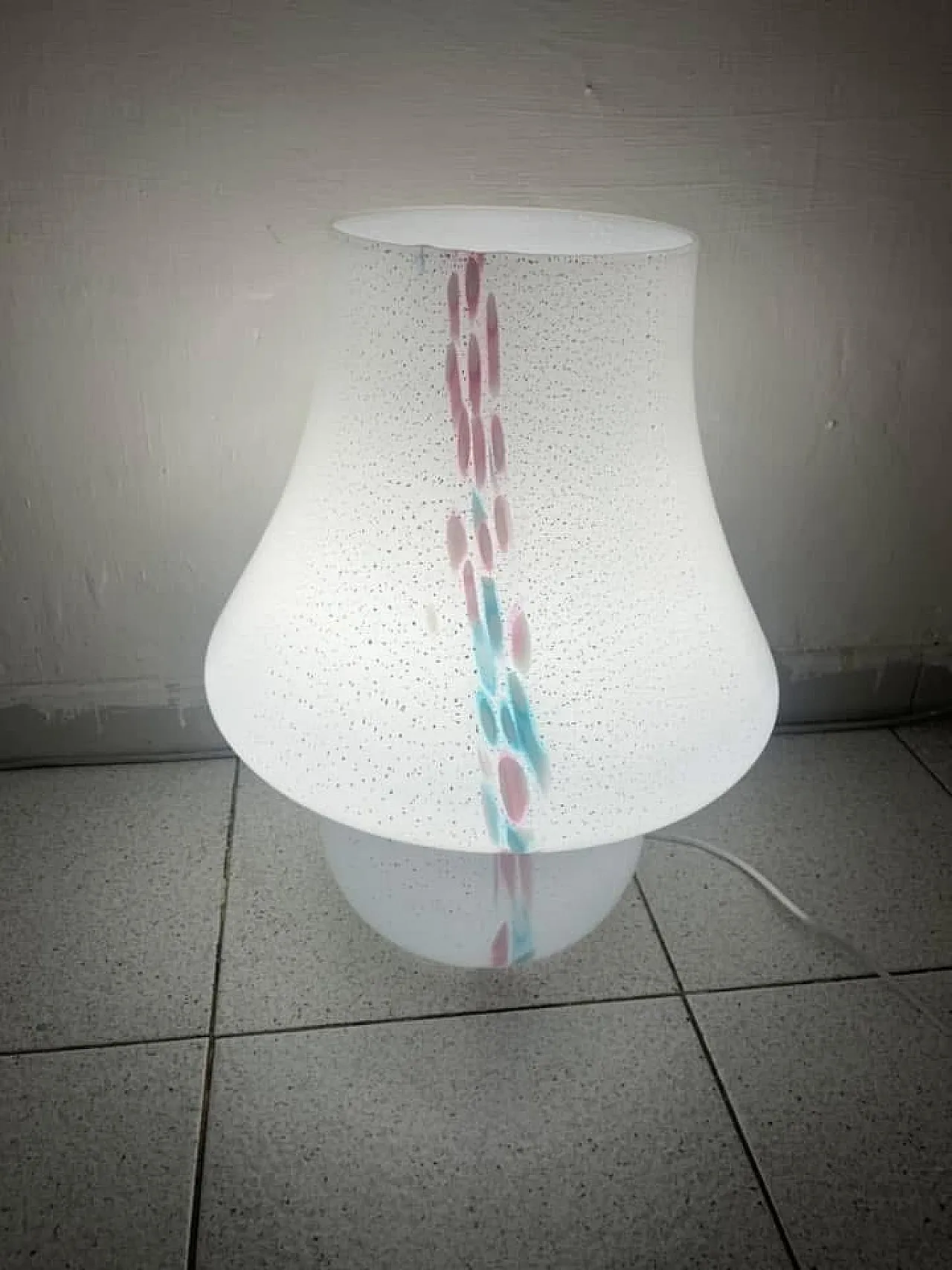 Lampada fungo vetro di Murano 3