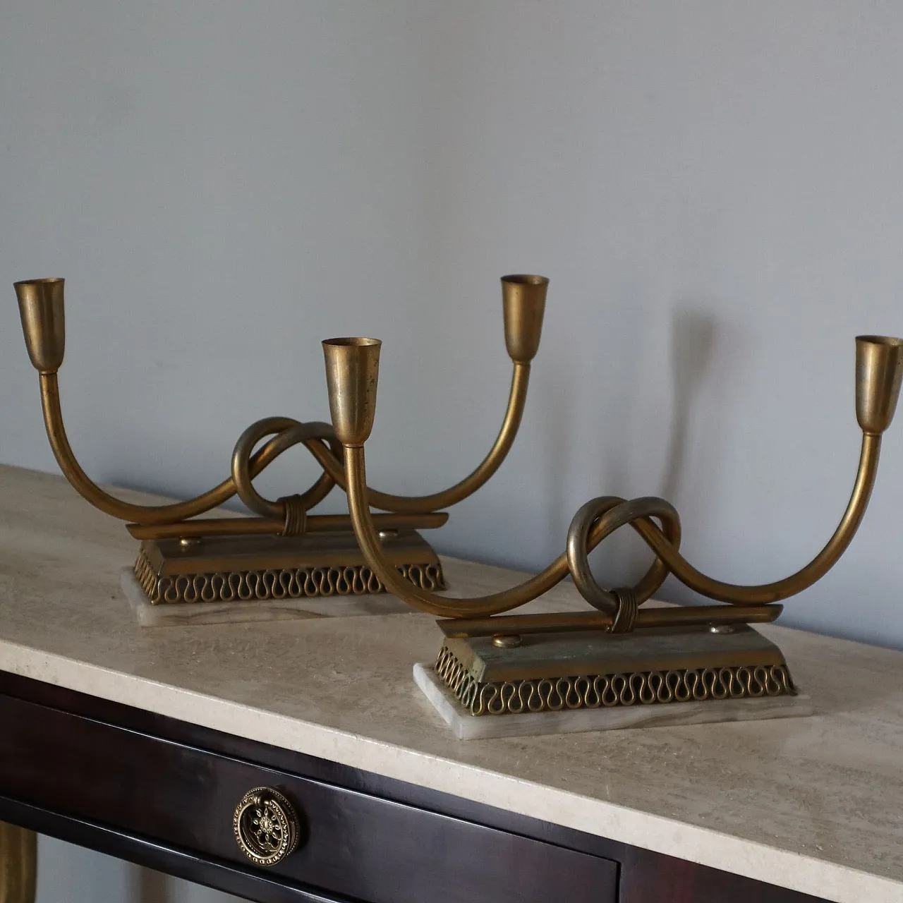 Coppia candelabri di Gio Ponti, anni ’50 7