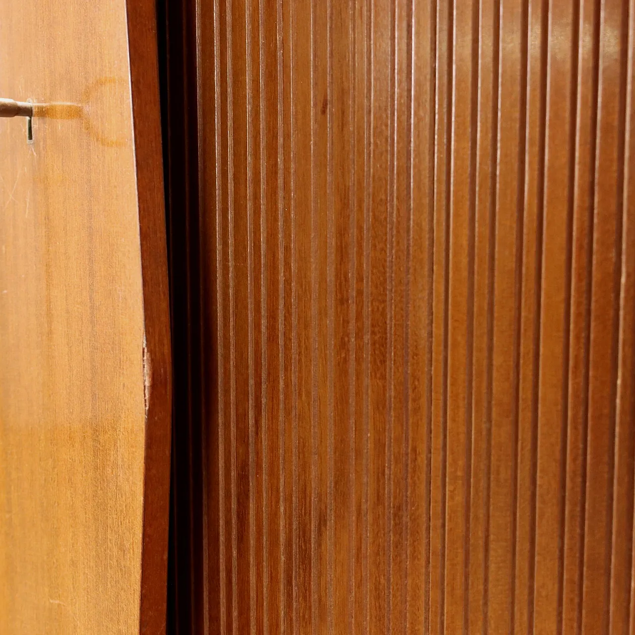 Mahogany and mirror wardrobe by Palazzi dell'Arte Cantù, 1960s 6