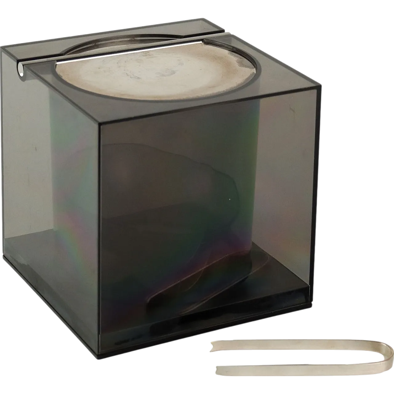 Ice bucket Design Cini & Nils plexiglas, 1980s 9