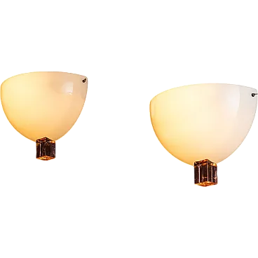 Venini Victoria lamps Murano glass, 1990s