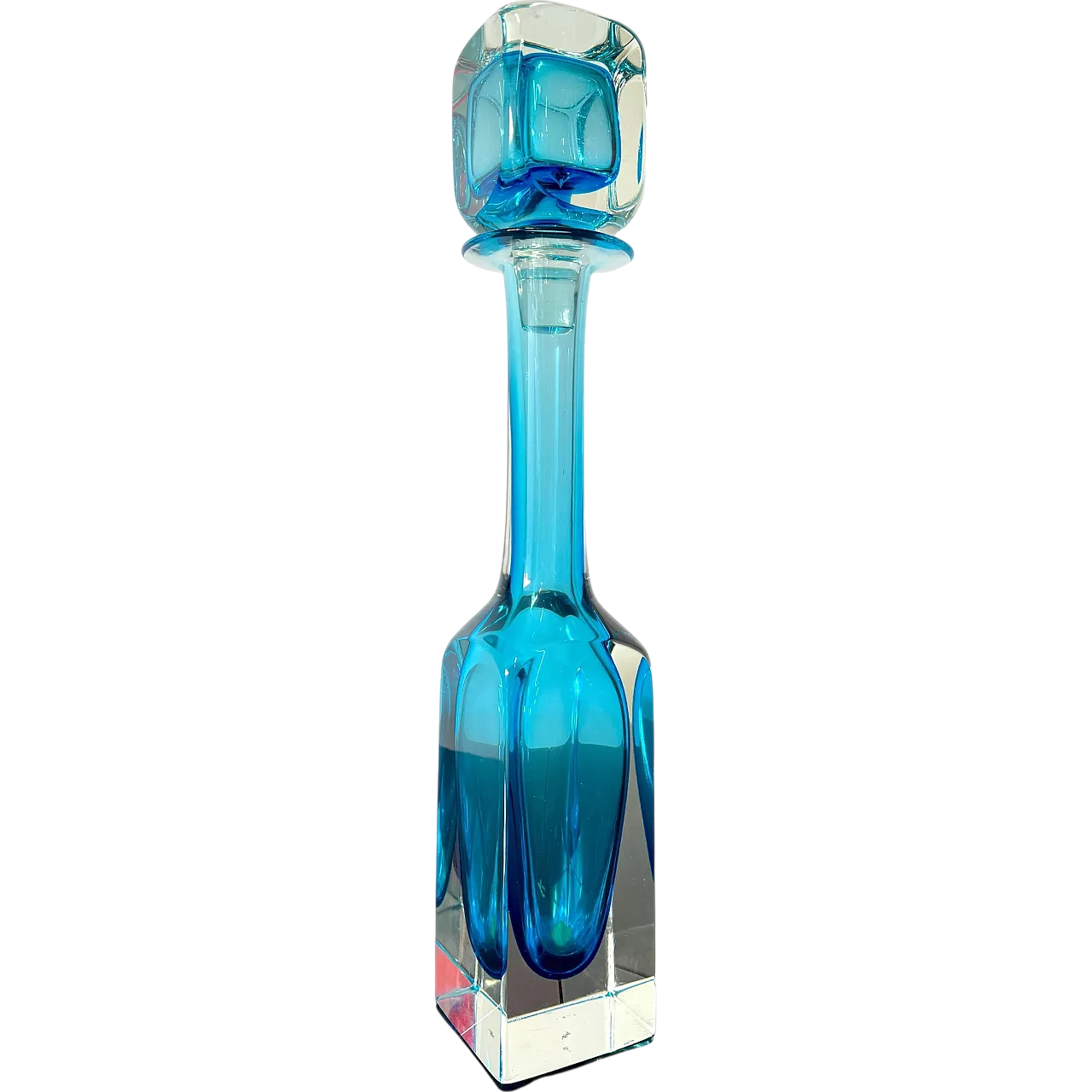 Large glass bottle by Seguso, 1960s 15