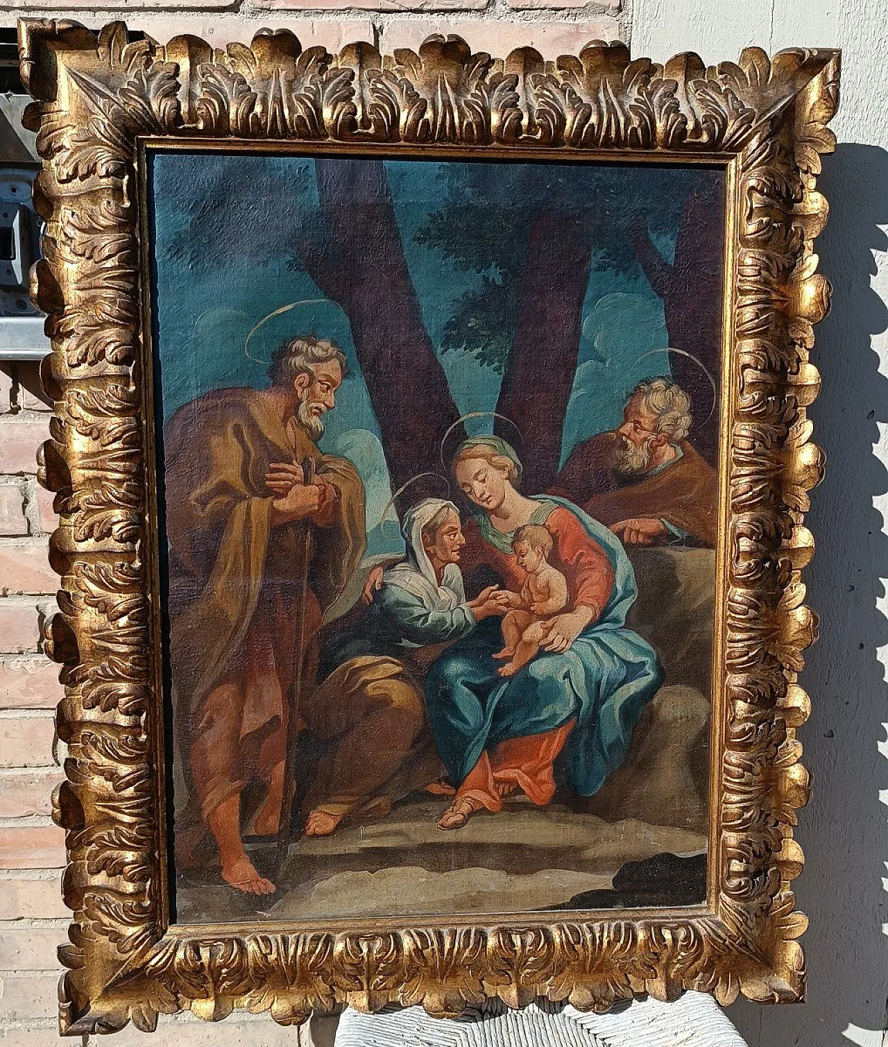 Sacra Famiglia, olio su tela, '700 1