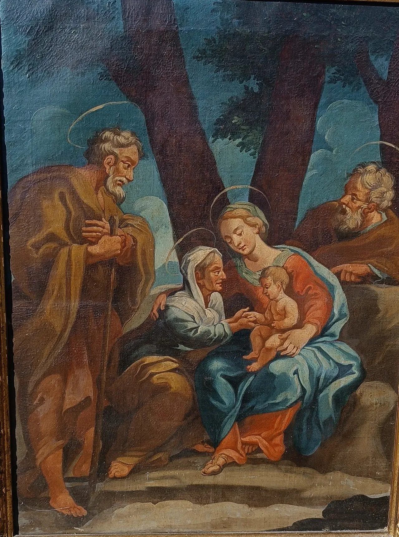 Sacra Famiglia, olio su tela, '700 2