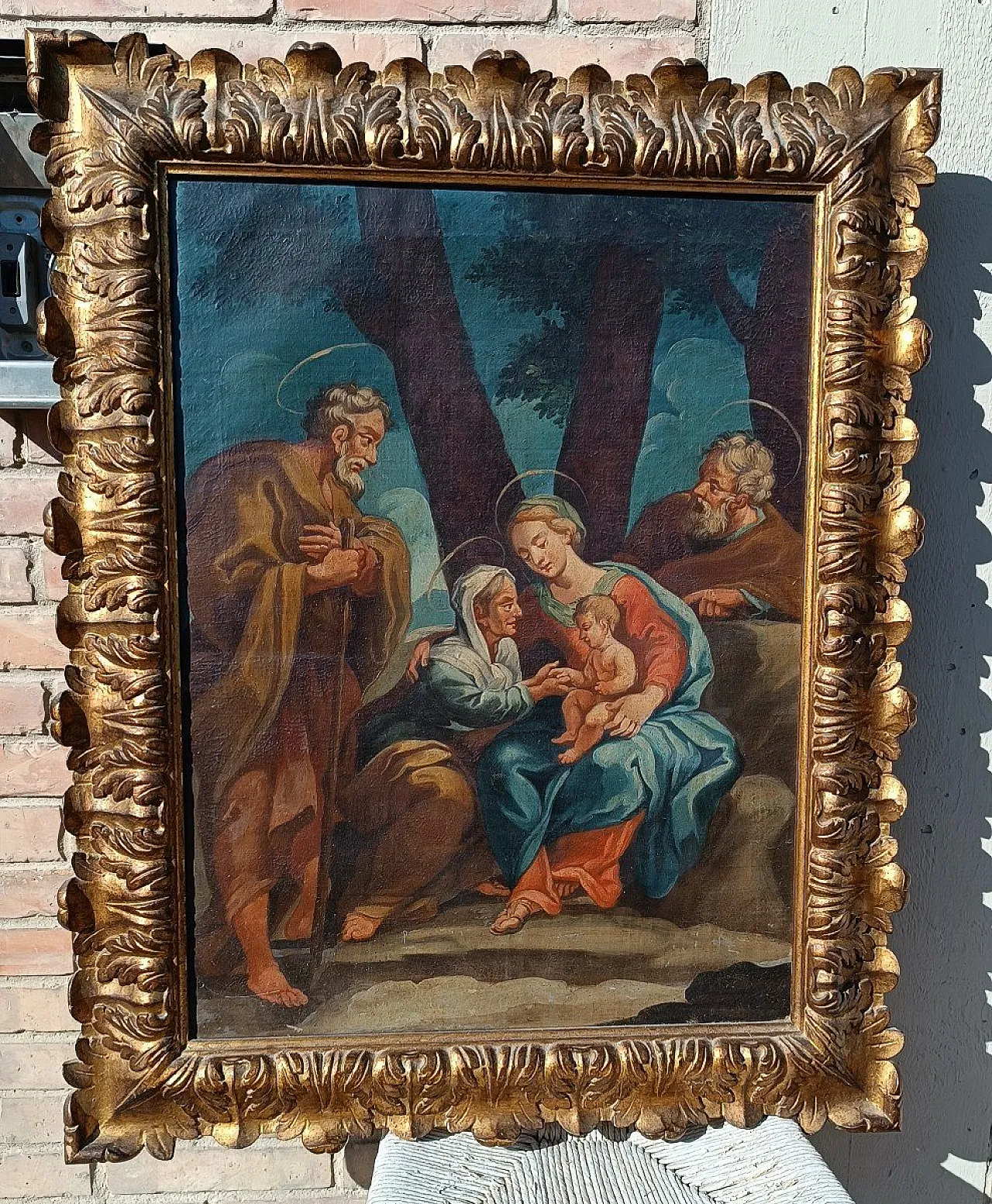 Sacra Famiglia, olio su tela, '700 12