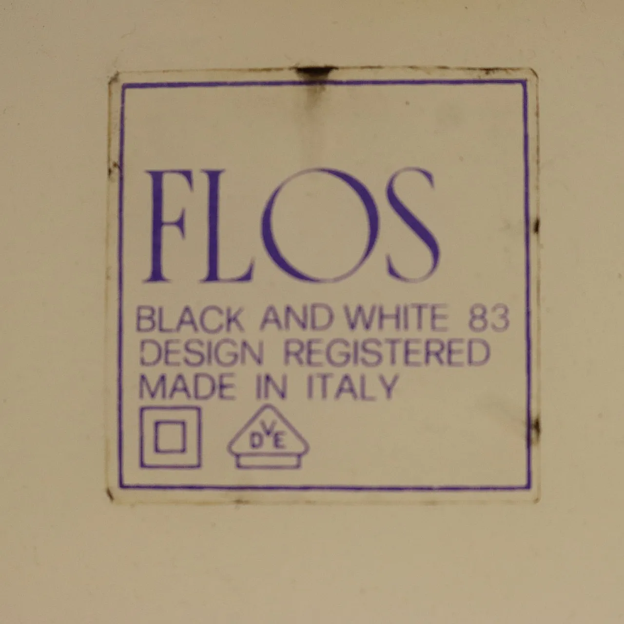 Flos lamp in black and white by F.lli Castiglioni, 1980s 10