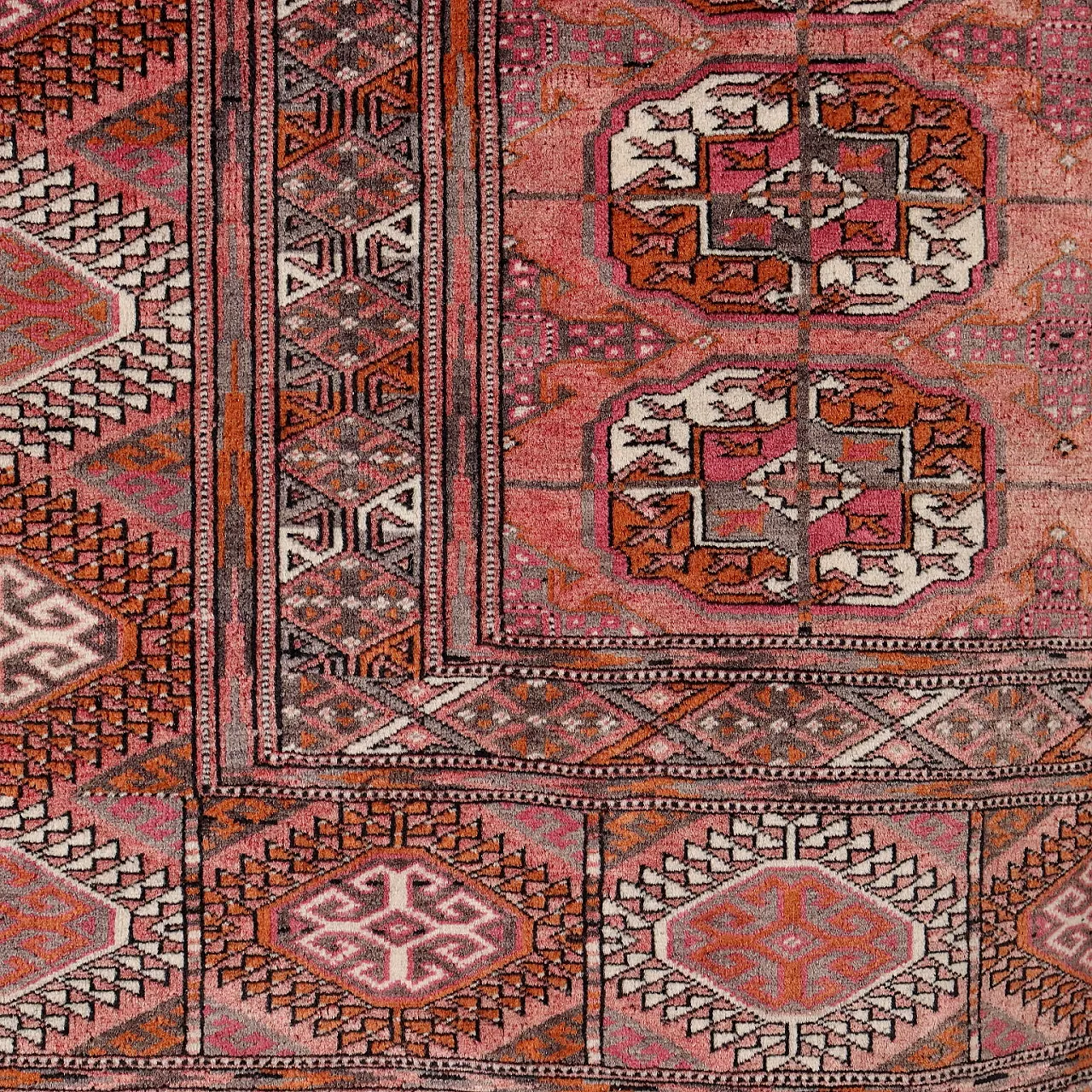 Bukhara wool carpet, late 20th century 5