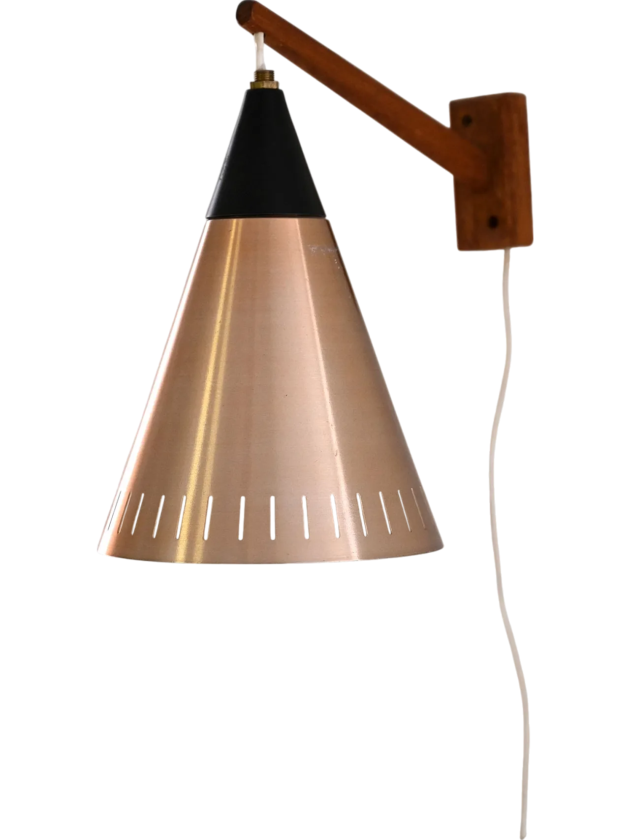 Scandinavian lamp with teak arm 6