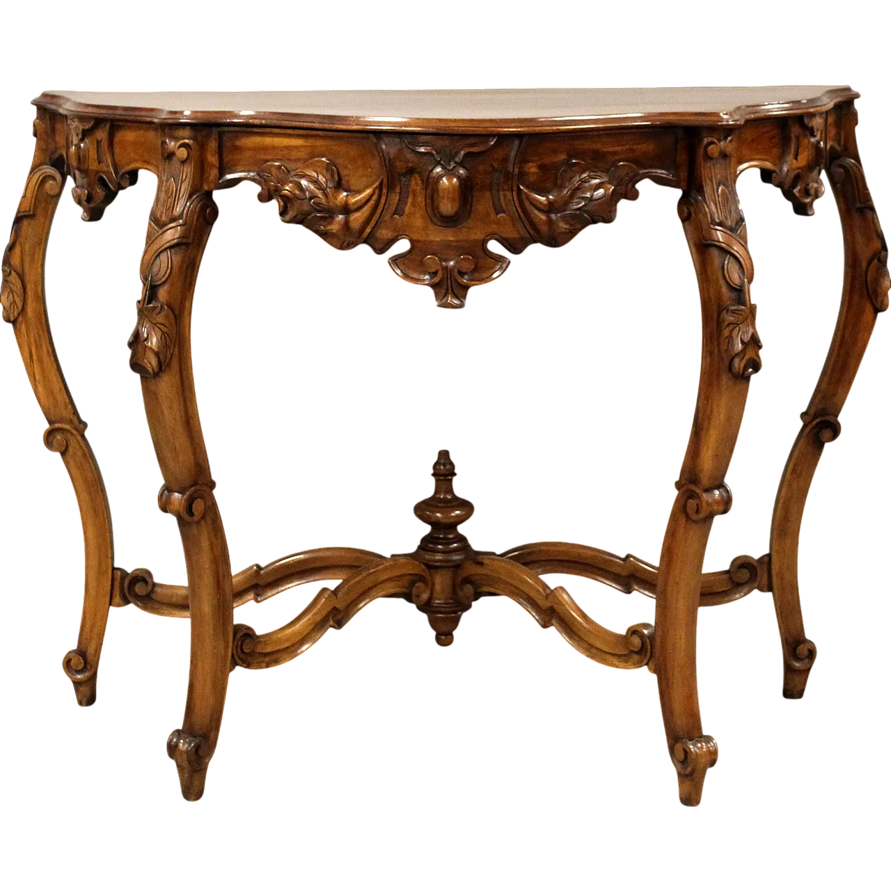 Louis Philippe console in Italian walnut, 19th century 15