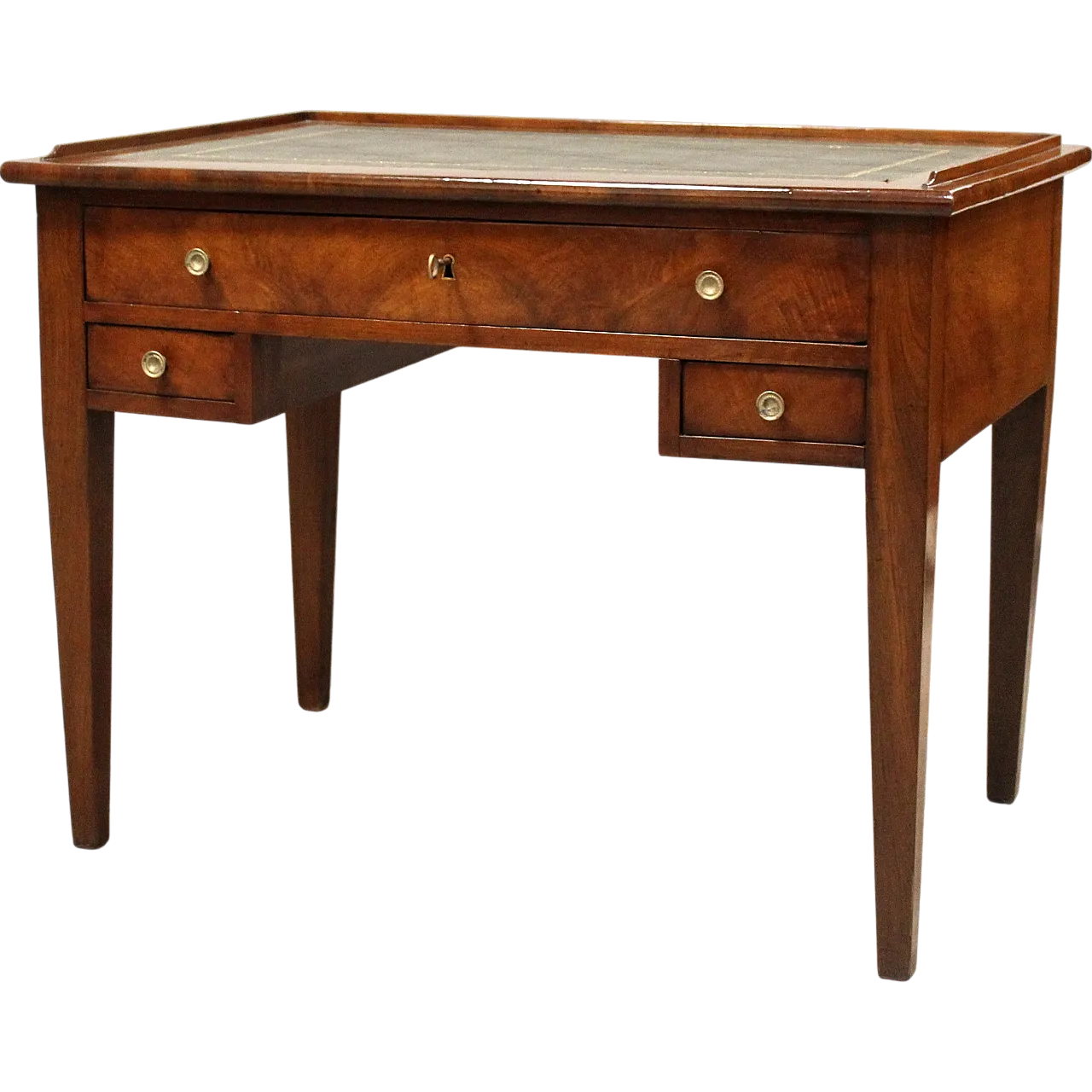 Direttorio writing desk in  Italian walnut, 19th century 15