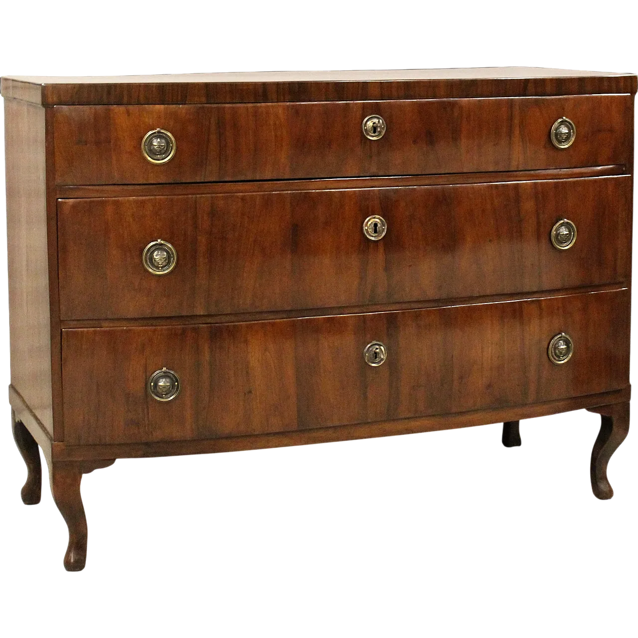 Louis XV chest of drawers inItalian walnut, 18th century 15