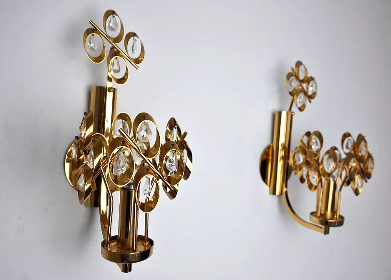 Pair of Palwa wall lights by Ernest Palm, 1960s 4