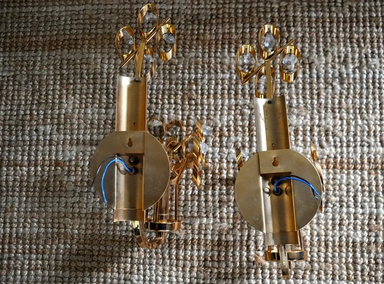 Pair of Palwa wall lights by Ernest Palm, 1960s 8