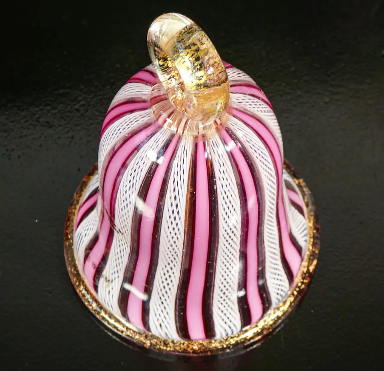 Murano blown glass bell, mid-20th century 1