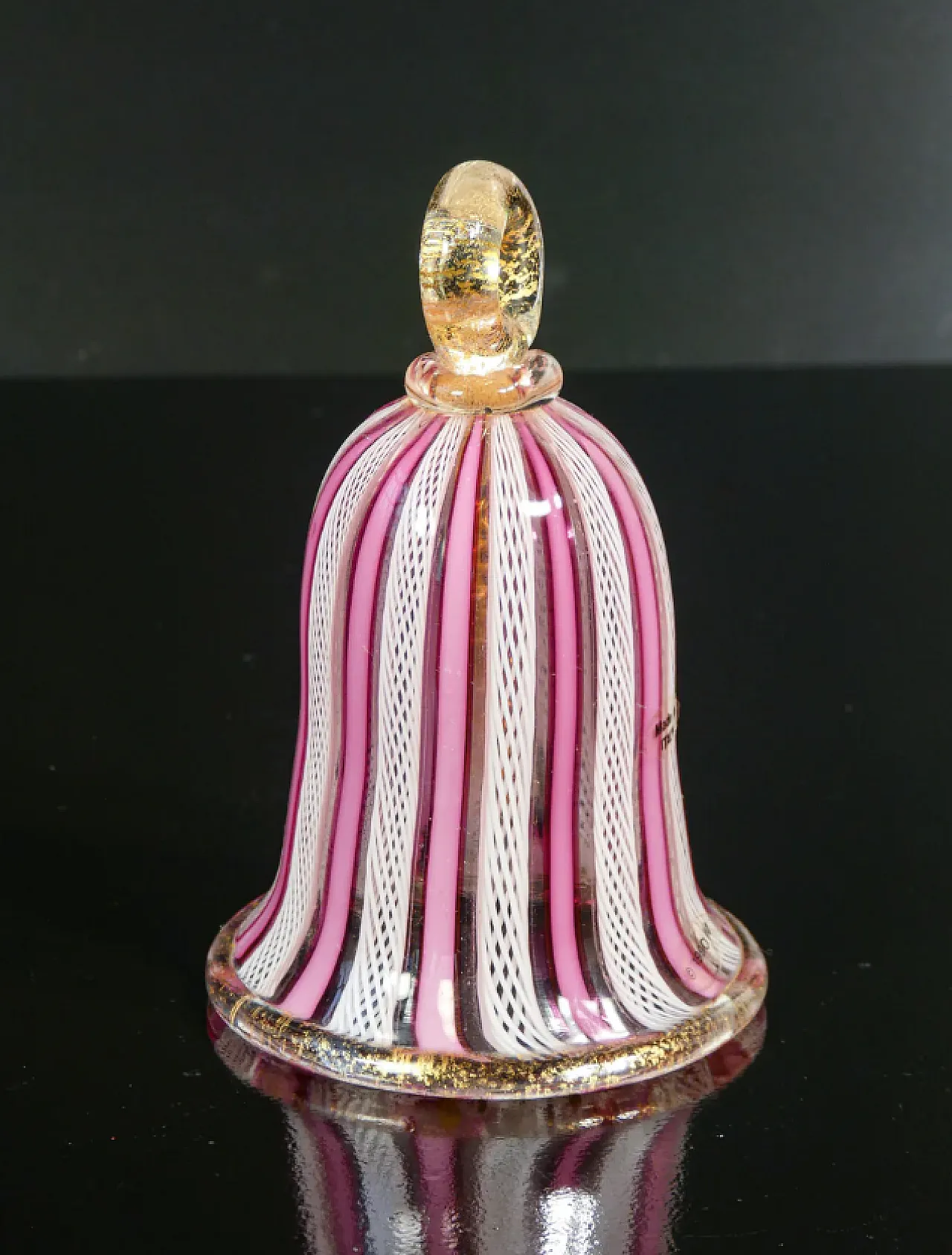 Murano blown glass bell, mid-20th century 3