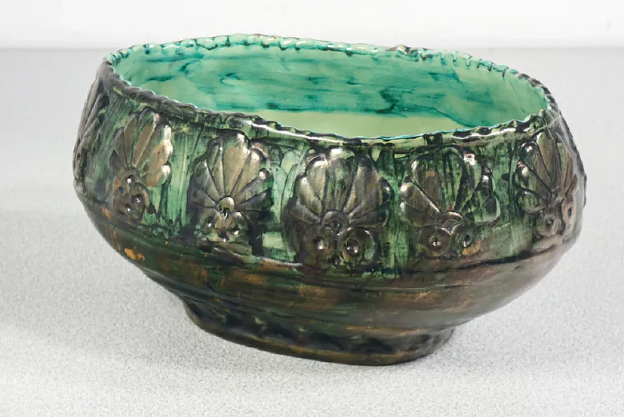 Glazed ceramic bowl, early 20th century 4