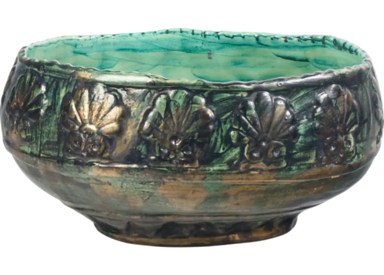 Glazed ceramic bowl, early 20th century 7