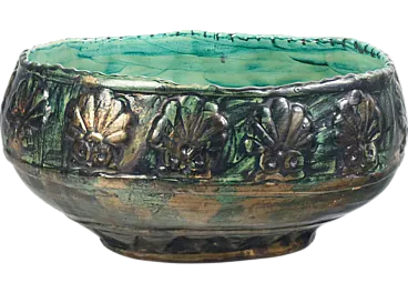 Glazed ceramic bowl, early 20th century