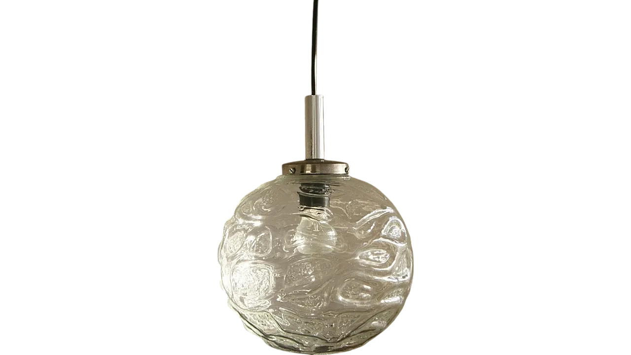 Sphere pendant lamp, 1970s 6