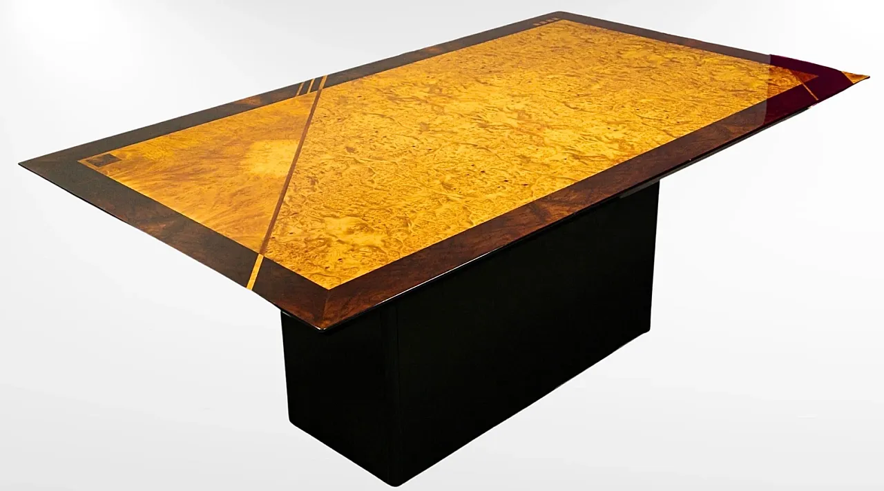 Wooden table by Oscar Dell'Arredamento for Miniform, 1970s 1