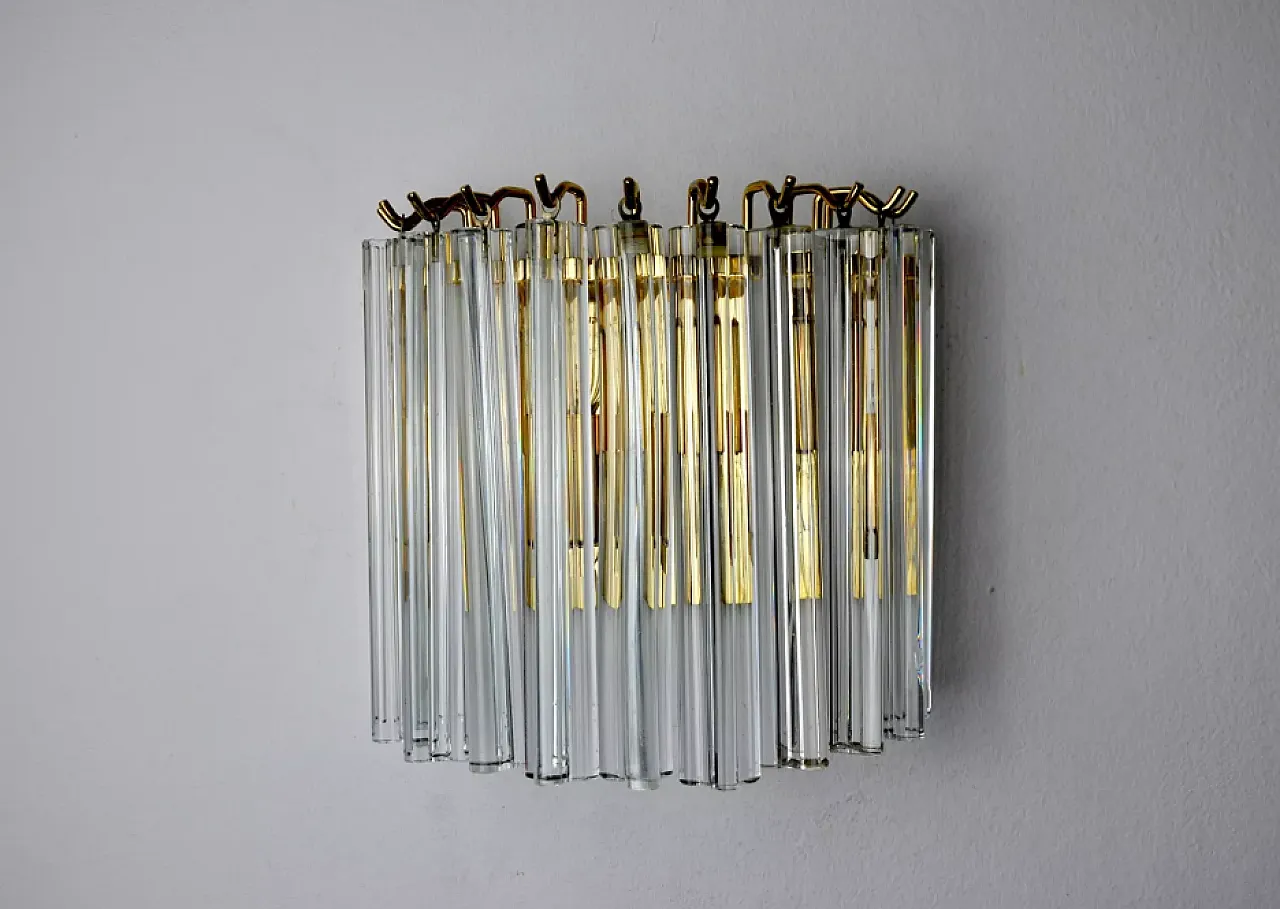 Single wall lamp by Venini, 1970s 2