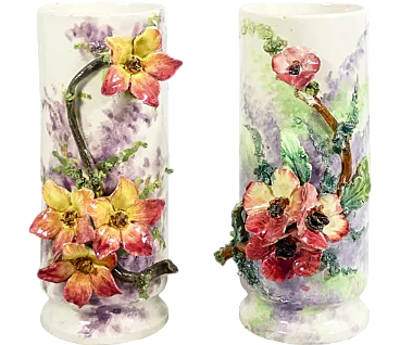 Pair of ceramic vases, 1930s