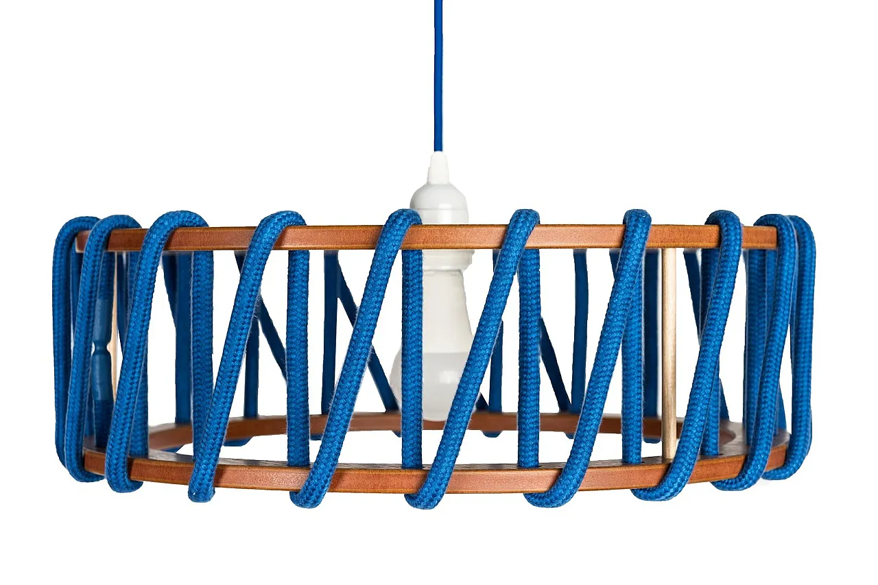 Blue Macaron pendant lamp by Silvia Ceñal for Emko, 2000s 4