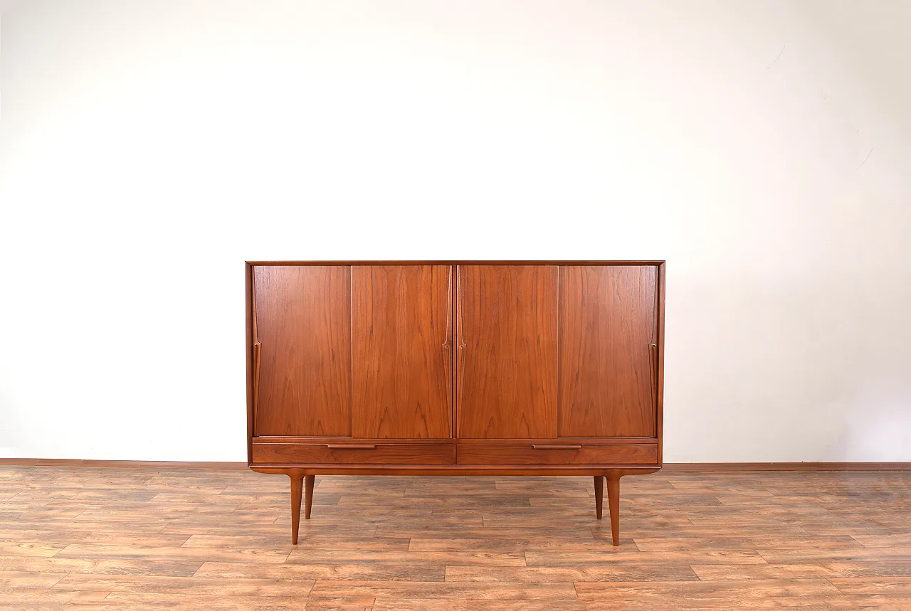 Credenza nr. 13 in teak di Gunni Omann per Omann Jun, anni '60 1