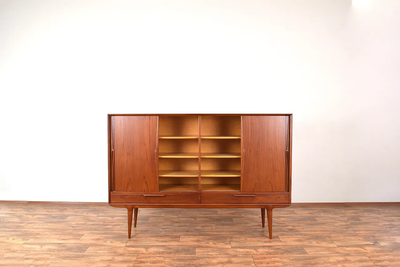 Credenza nr. 13 in teak di Gunni Omann per Omann Jun, anni '60 2