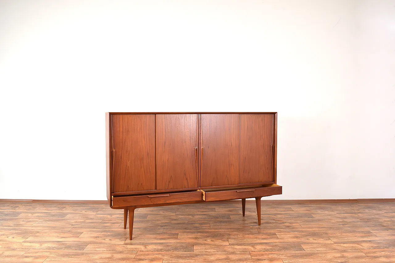 Credenza nr. 13 in teak di Gunni Omann per Omann Jun, anni '60 6