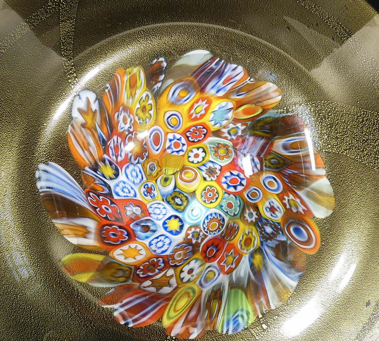 Blown Murano glass dish by Giampaolo Nason, 1990s 2