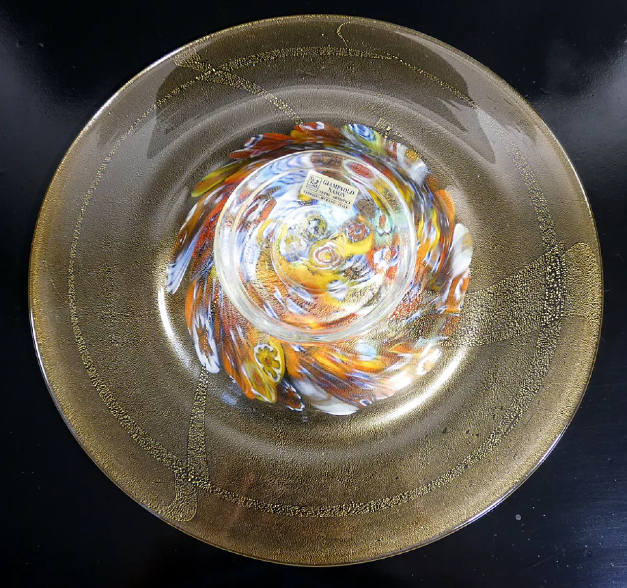 Blown Murano glass dish by Giampaolo Nason, 1990s 6