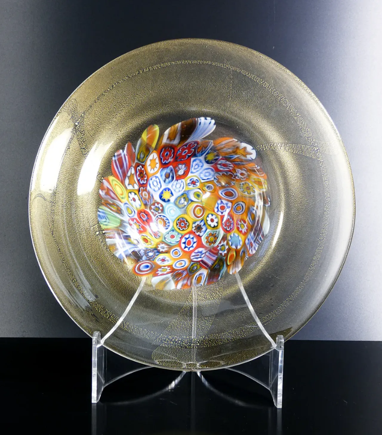 Blown Murano glass dish by Giampaolo Nason, 1990s 7