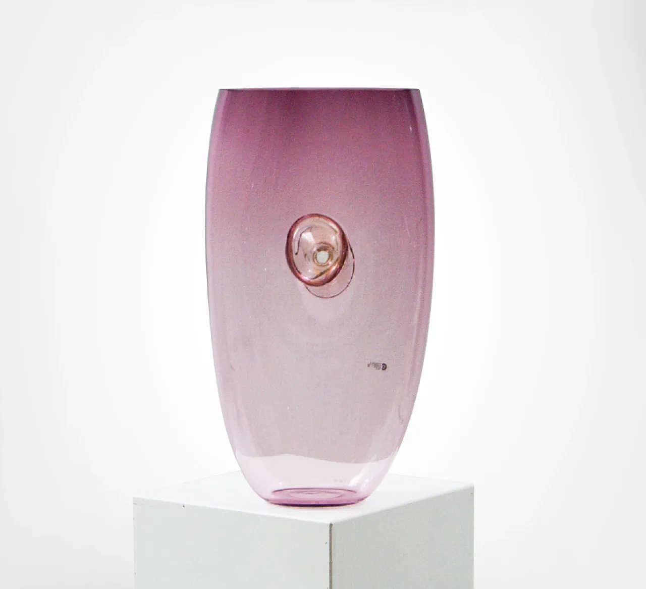 Murano glass vase by Albarelli for Cenedese, 1970s 1