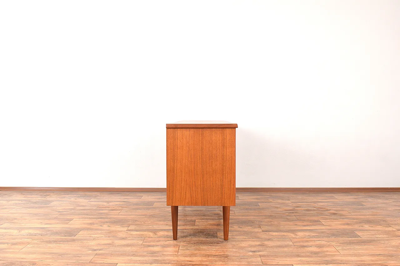 Mid-Century Op-Art Hand-Painted Teak Sideboard by Gustav Bahus, 1960s 6