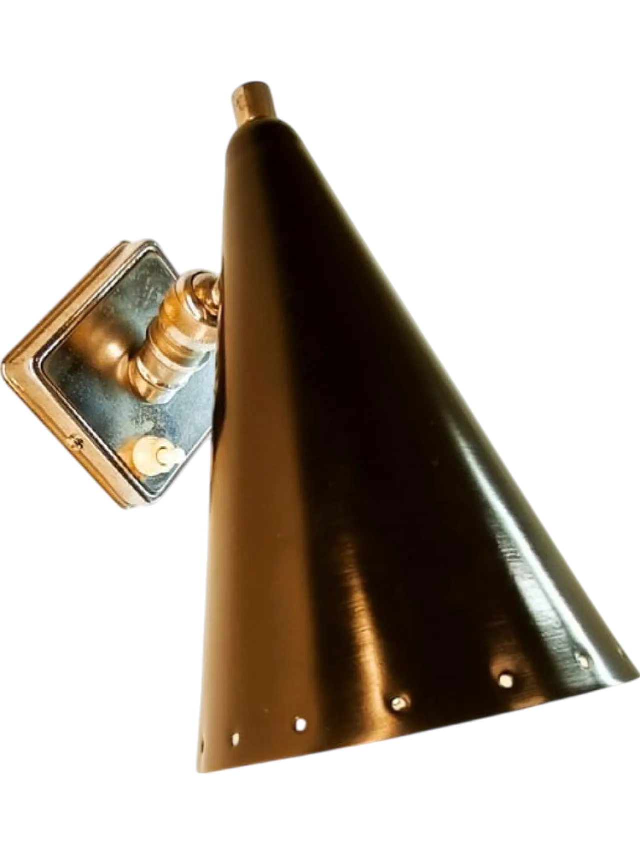 Wall light with adjustable joint and switch on base, 1960s 35