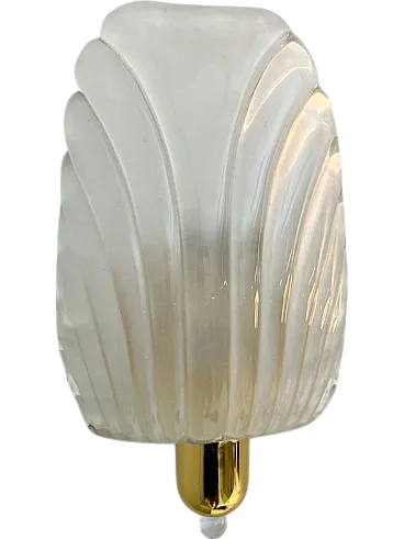 Murano glass wall lamp, 1980s