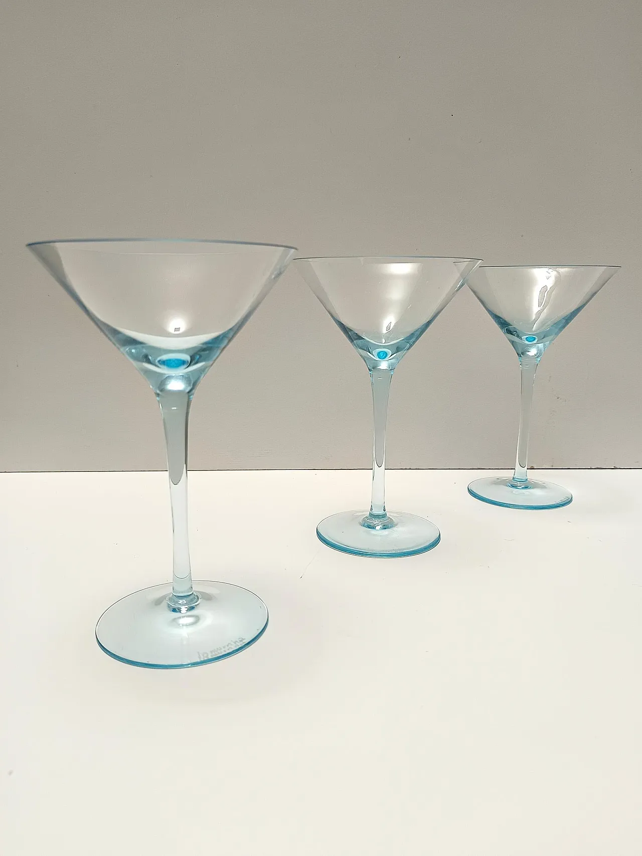 6 cocktail glasses and a Pitcher by La Murrina, 80s 5