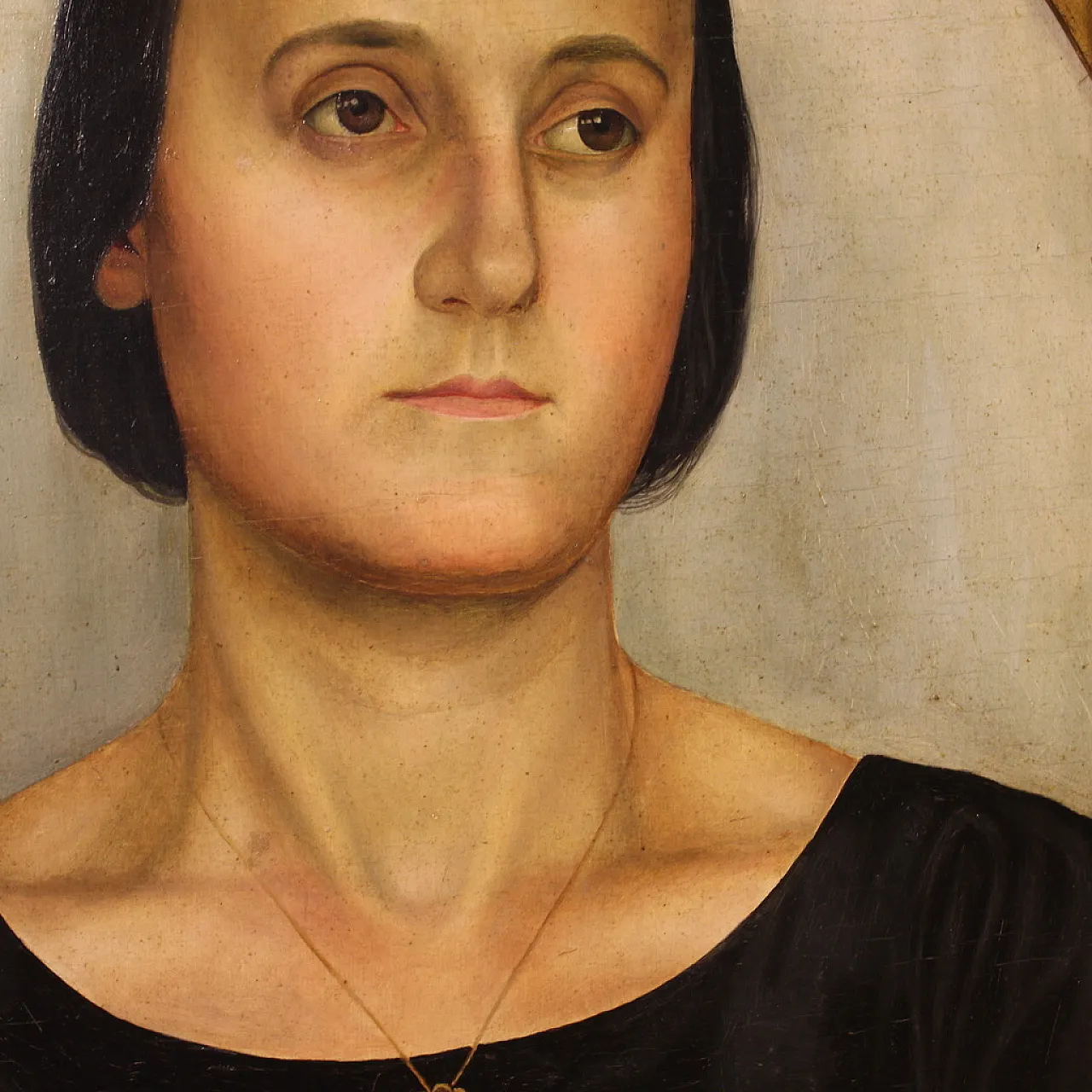 Aladár Kacziány, Portrait of a woman, signed  and dated, 1923 12