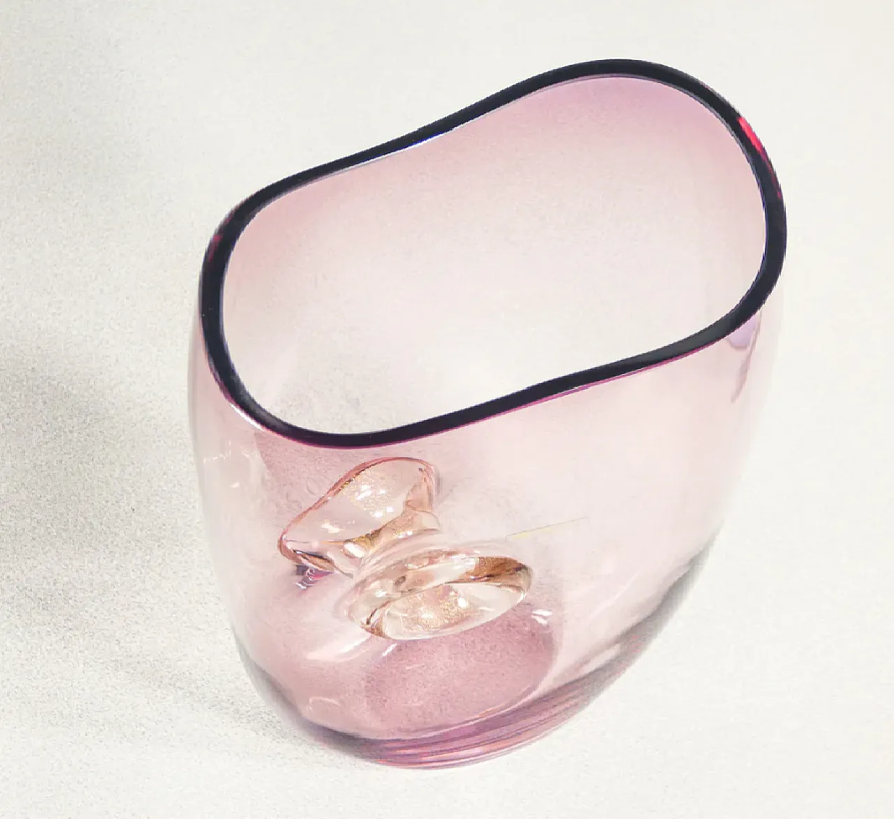 Blown glass vase by Gino Cenedese and Maurizio Albarelli, 1970s 11