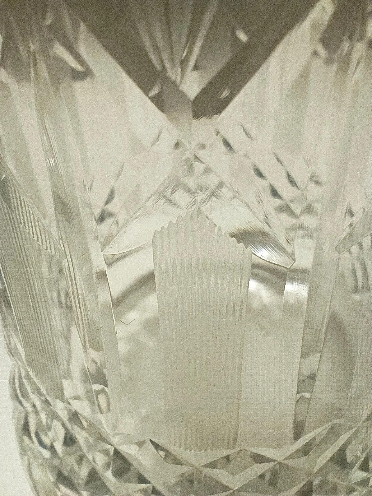 Pair of crystal decanter bottles by Bleikristall, Germany, '70 12