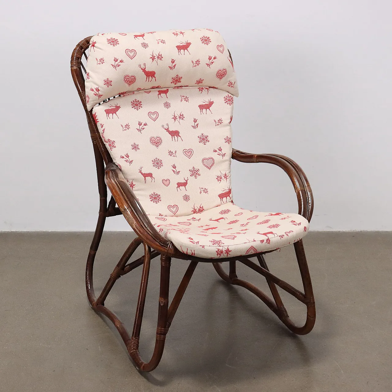 Bamboo armchair, late 20th century 3