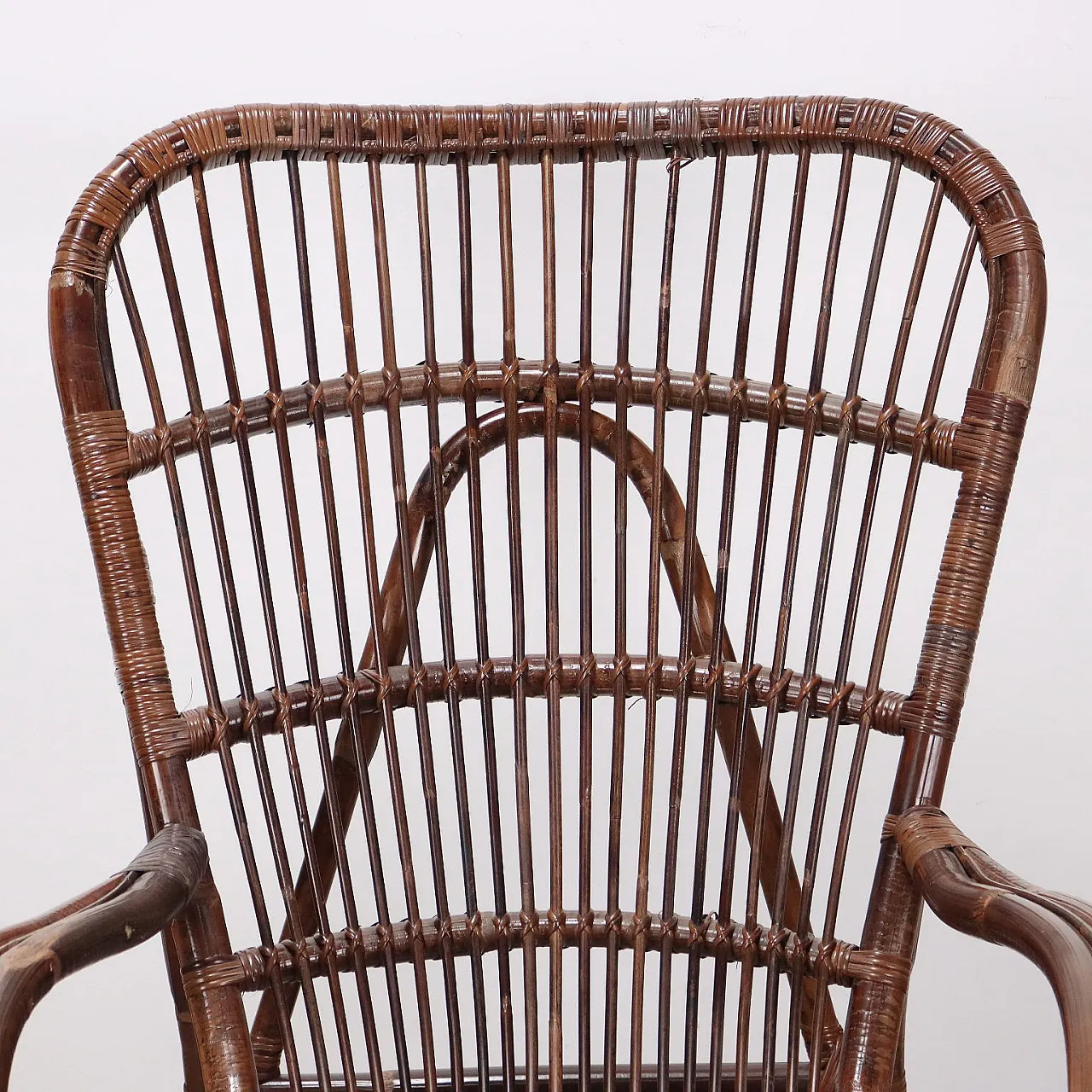 Bamboo armchair, late 20th century 4