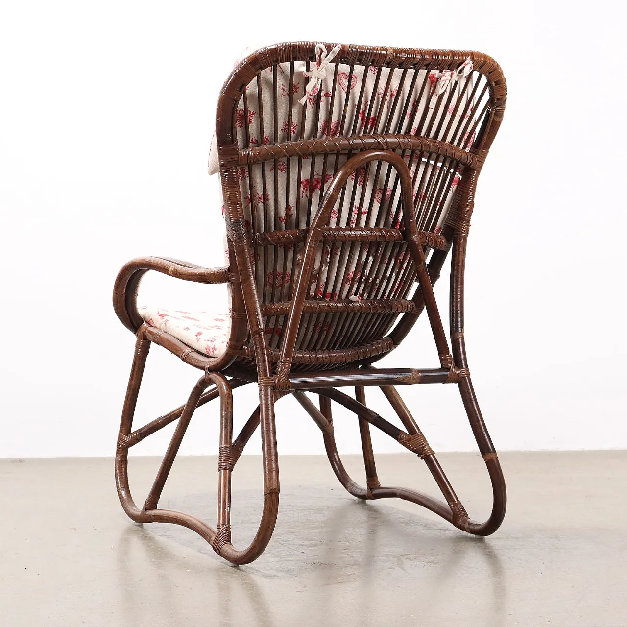 Bamboo armchair, late 20th century 8