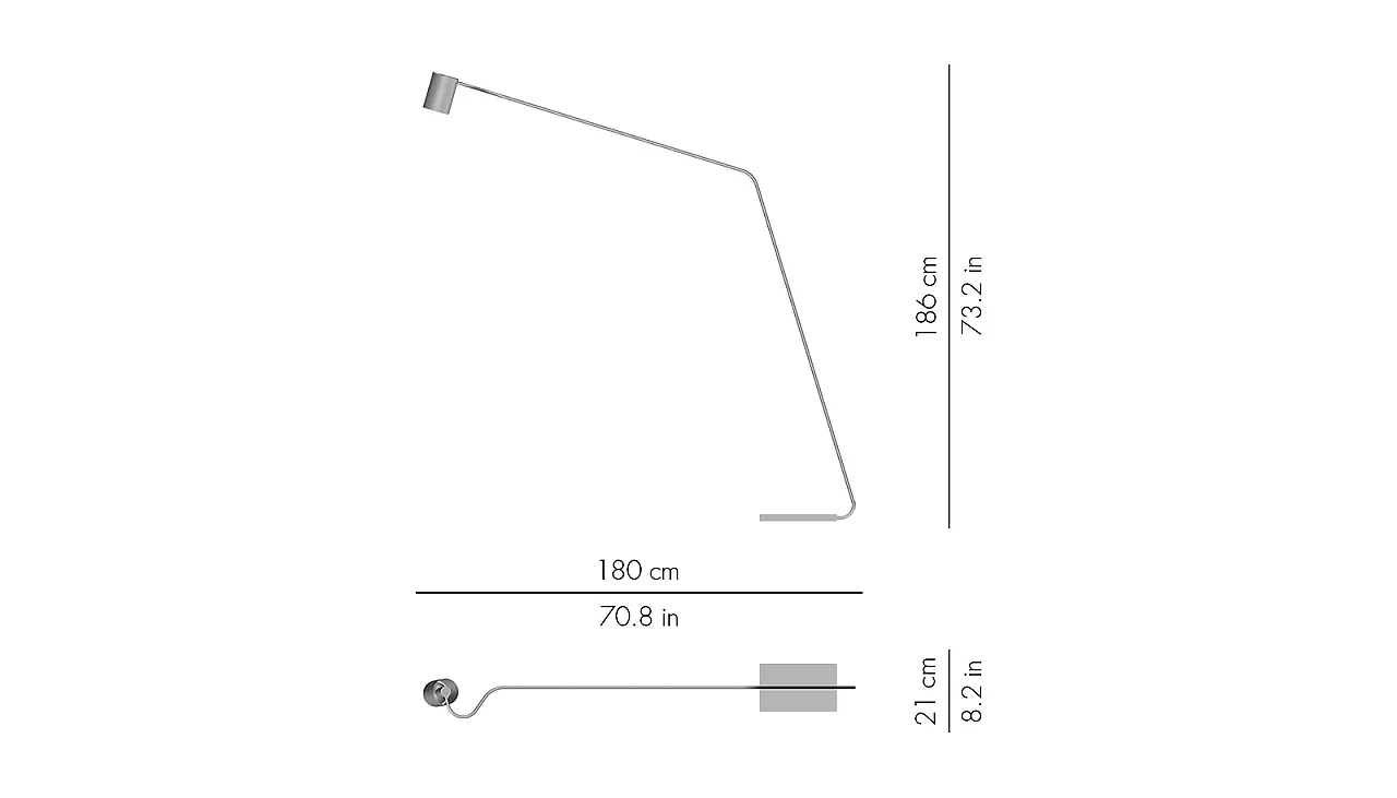 E.T. arc floor lamp by Filippo Dell'Orto for spHau, 2000 7