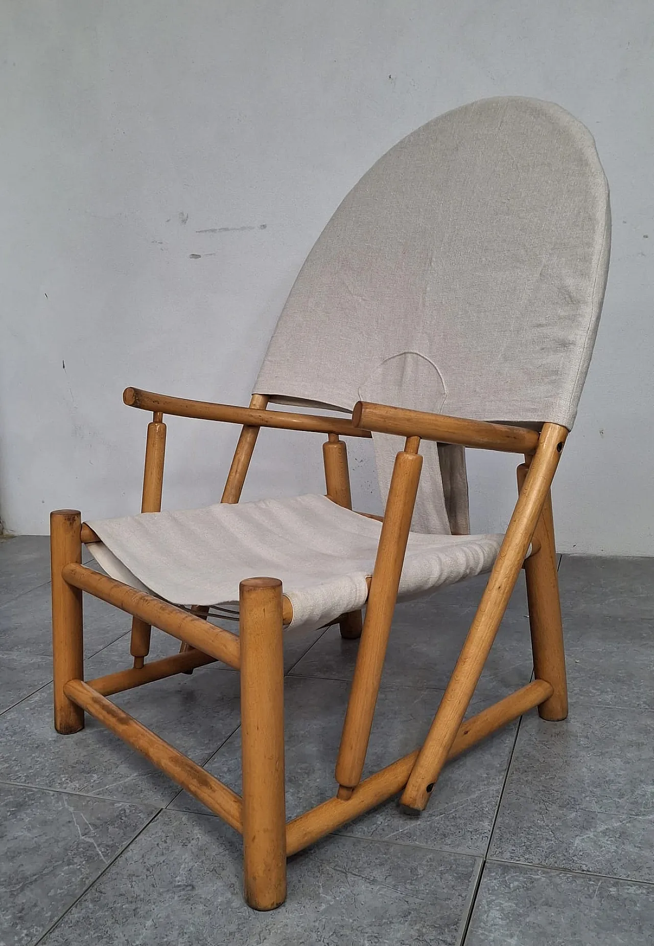 G23 Hoop chair by P. Palange & W. Toffoloni for Germa, 60s 1